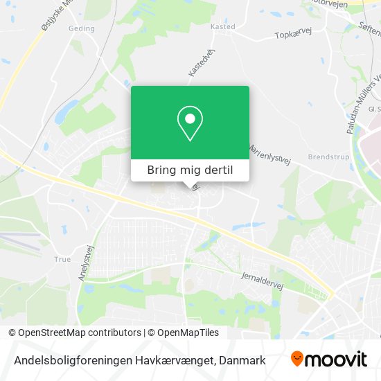Andelsboligforeningen Havkærvænget kort