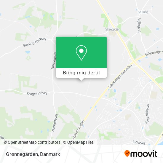 Grønnegården kort