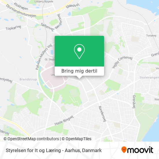 Styrelsen for It og Læring - Aarhus kort