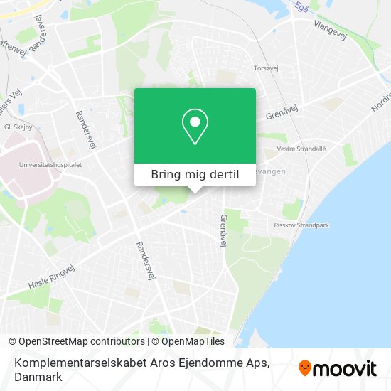 Komplementarselskabet Aros Ejendomme Aps kort