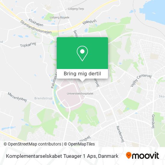 Komplementarselskabet Tueager 1 Aps kort