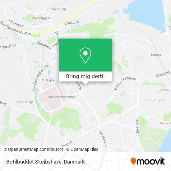 Botilbuddet Skejbyhave kort