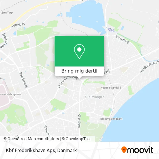 Kbf Frederikshavn Aps kort