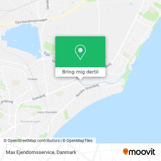 Max Ejendomsservice kort