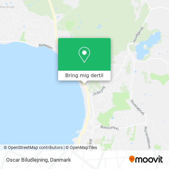 Oscar Biludlejning kort