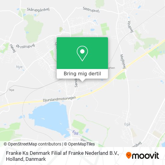 Franke Ks Denmark Filial af Franke Nederland B.V., Holland kort
