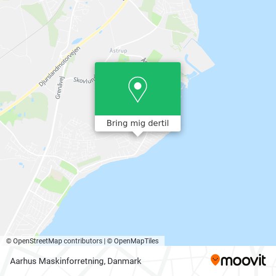 Aarhus Maskinforretning kort