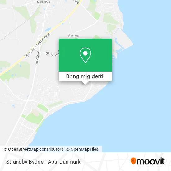 Strandby Byggeri Aps kort