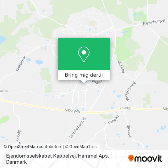 Ejendomsselskabet Kappelvej, Hammel Aps kort