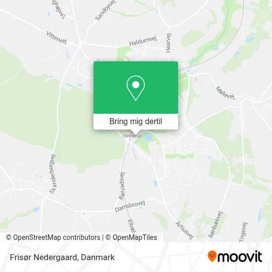 Frisør Nedergaard kort