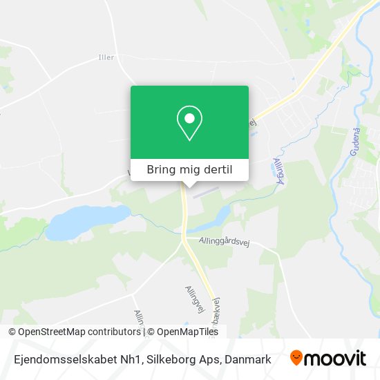 Ejendomsselskabet Nh1, Silkeborg Aps kort