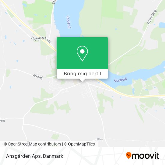 Ansgården Aps kort