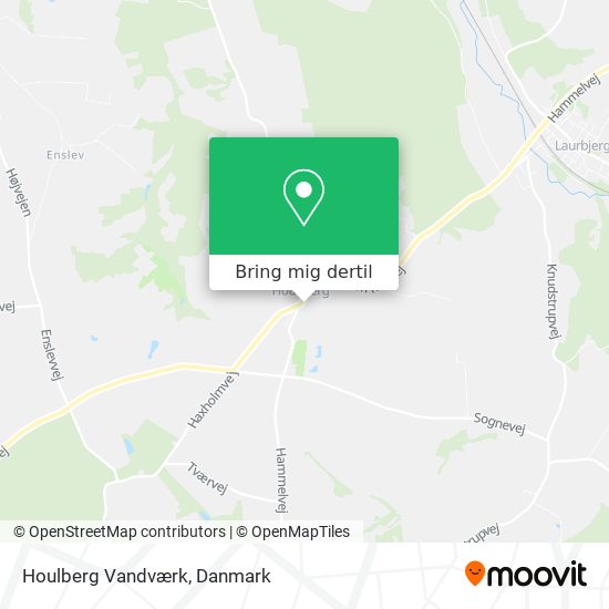 Houlberg Vandværk kort