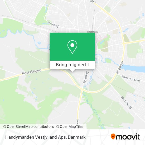 Handymanden Vestjylland Aps kort