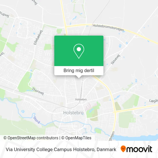 Via University College Campus Holstebro kort