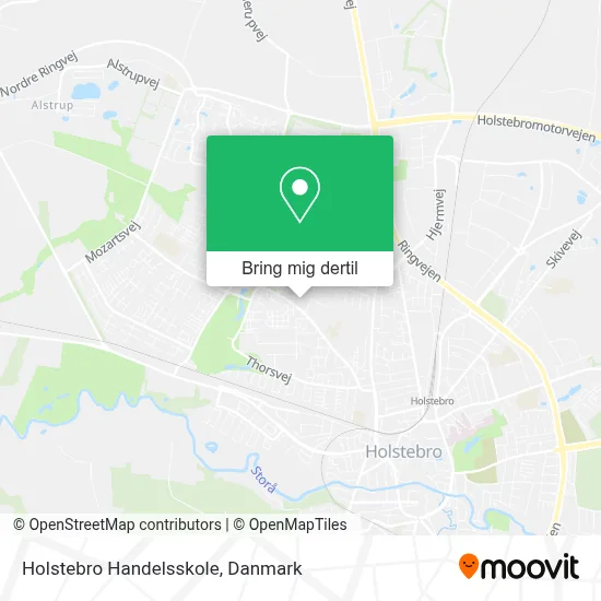 Holstebro Handelsskole kort