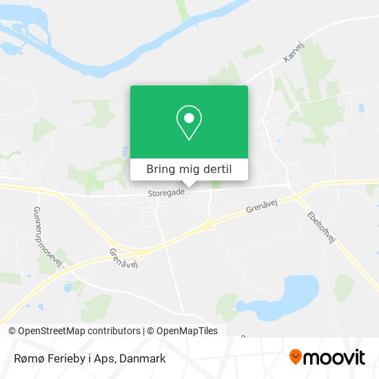 Rømø Ferieby i Aps kort
