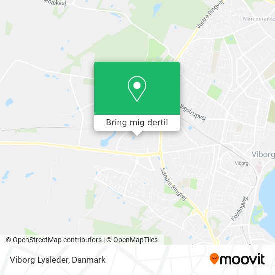 Viborg Lysleder kort
