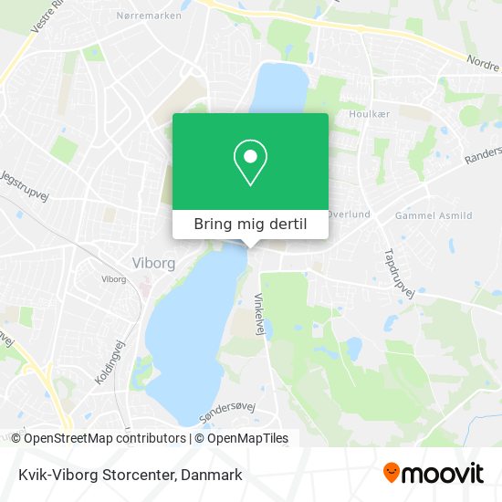 Kvik-Viborg Storcenter kort