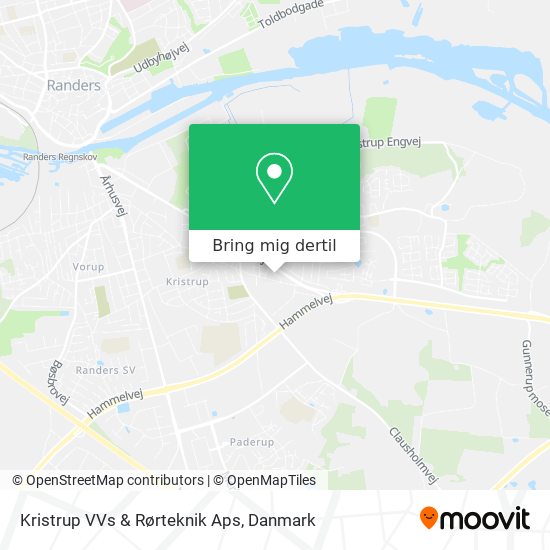 Kristrup VVs & Rørteknik Aps kort