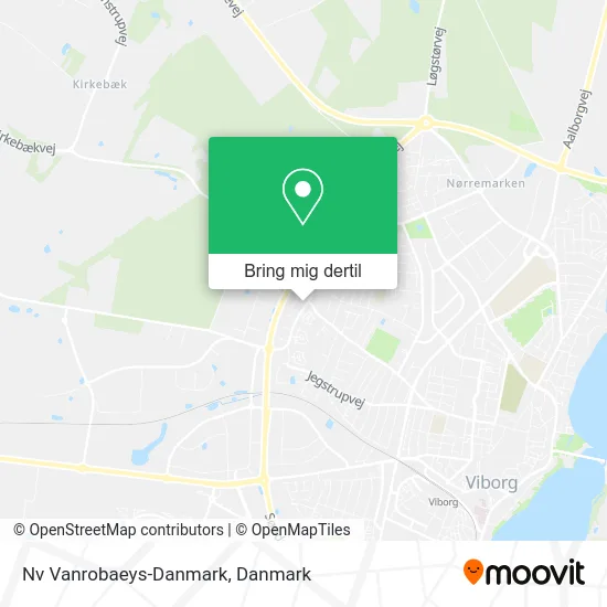 Nv Vanrobaeys-Danmark kort