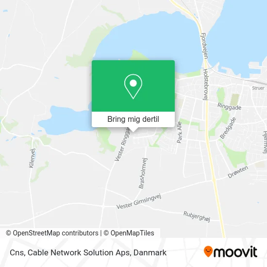 Cns, Cable Network Solution Aps kort