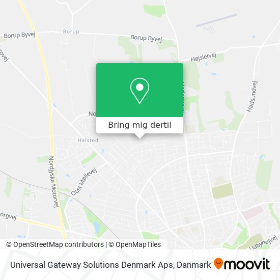 Universal Gateway Solutions Denmark Aps kort