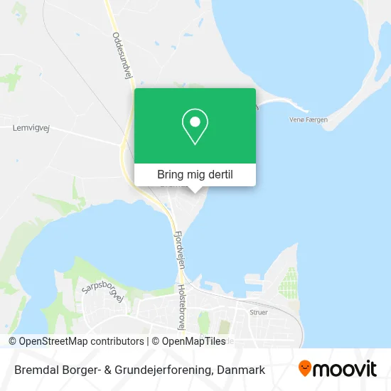 Bremdal Borger- & Grundejerforening kort