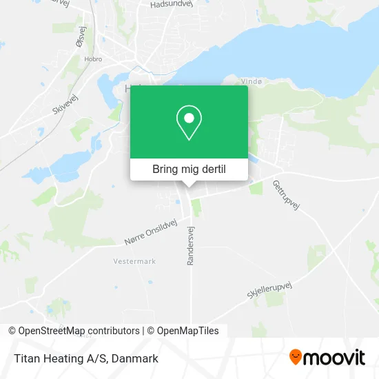 Titan Heating A/S kort