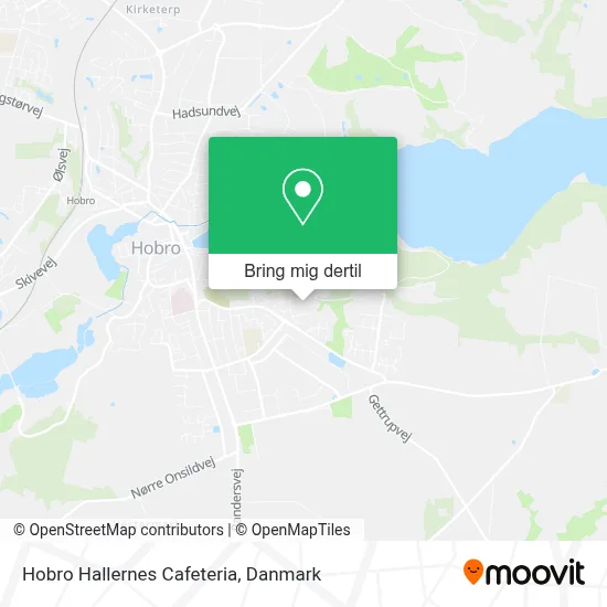 Hobro Hallernes Cafeteria kort