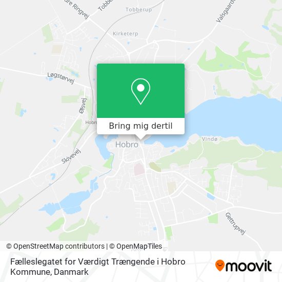 Fælleslegatet for Værdigt Trængende i Hobro Kommune kort