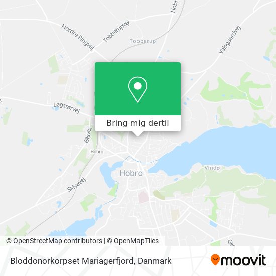 Bloddonorkorpset Mariagerfjord kort