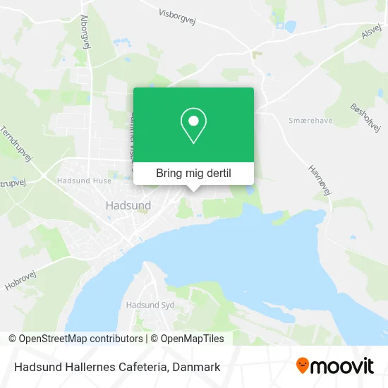 Hadsund Hallernes Cafeteria kort