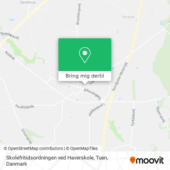 Skolefritidsordningen ved Haverskole, Tuen kort