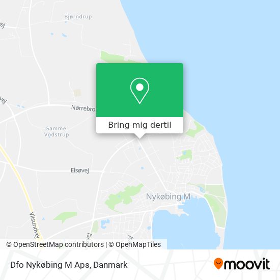 Dfo Nykøbing M Aps kort