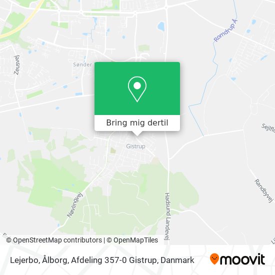 Lejerbo, Ålborg, Afdeling 357-0 Gistrup kort