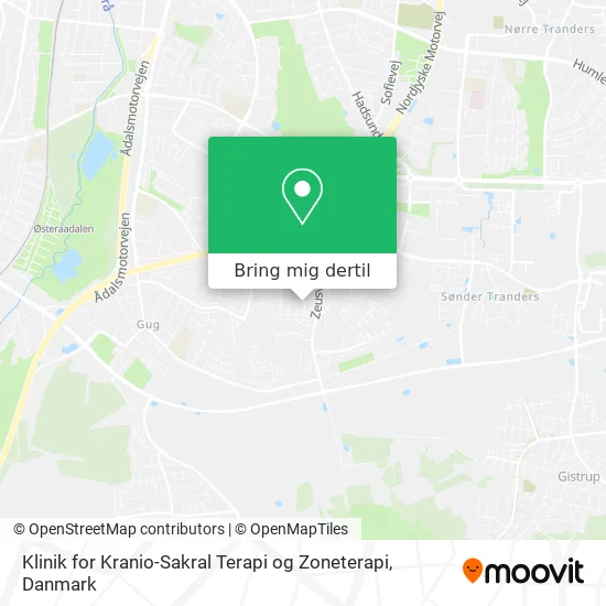 Klinik for Kranio-Sakral Terapi og Zoneterapi kort