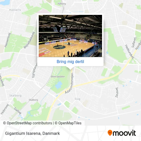 Gigantium Isarena kort