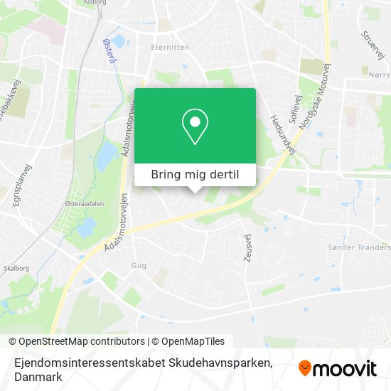 Ejendomsinteressentskabet Skudehavnsparken kort