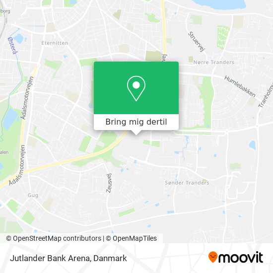 Jutlander Bank Arena kort