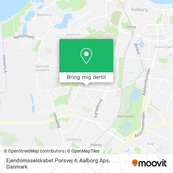 Ejendomsselskabet Porsvej 4, Aalborg Aps kort