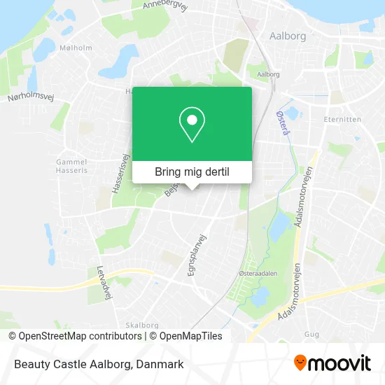 Beauty Castle Aalborg kort
