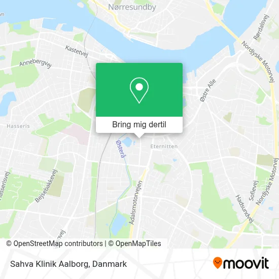 Sahva Klinik Aalborg kort