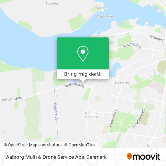 Aalborg Multi & Drone Service Aps kort