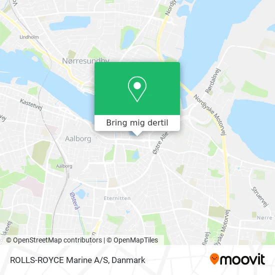 ROLLS-ROYCE Marine A/S kort