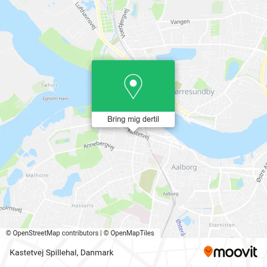 Kastetvej Spillehal kort