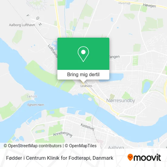 Fødder i Centrum Klinik for Fodterapi kort