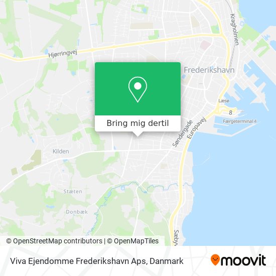 Viva Ejendomme Frederikshavn Aps kort