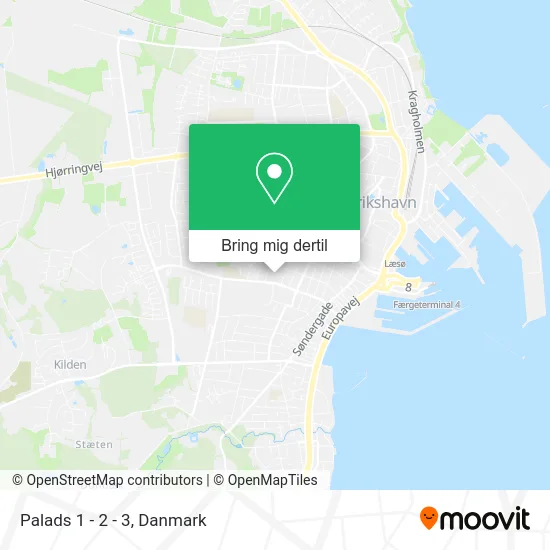 Palads 1 - 2 - 3 kort