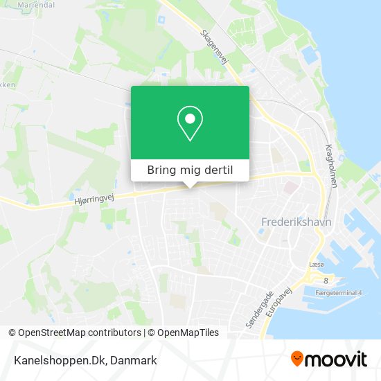 Kanelshoppen.Dk kort